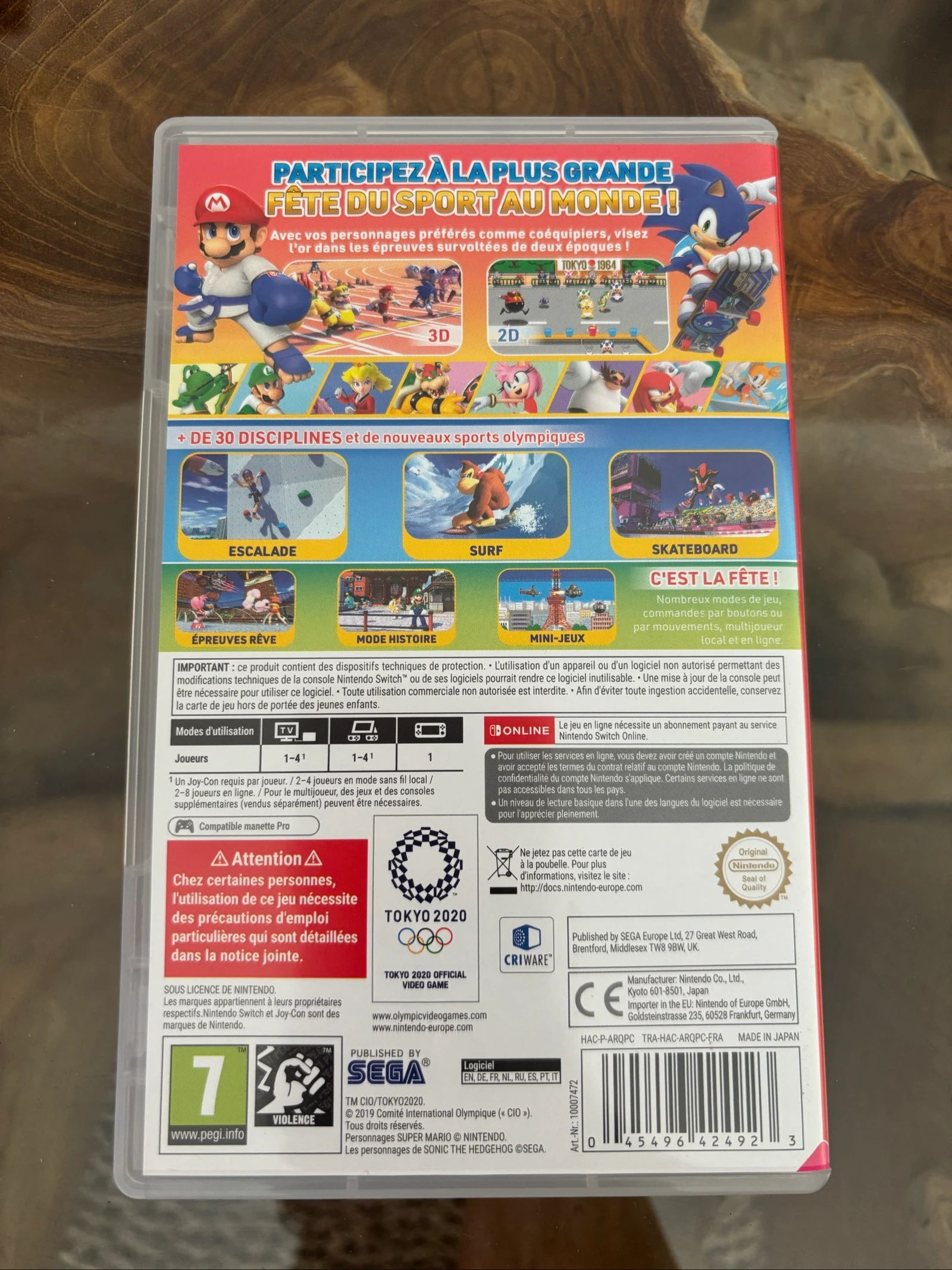 Juego Nintendo Switch Mario Sonic juegos olímpicos – photo 2